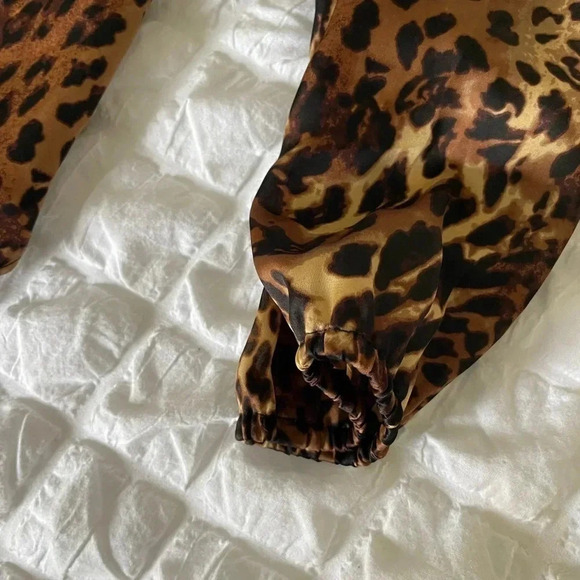 Chicos satin leopard tassel blouse - Picture 9 of 11